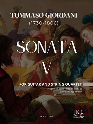 cover image of Sonata V for Guitar and String Quartet